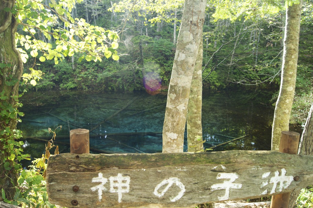 清里町　神の子池