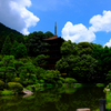夏空と瑠璃光寺