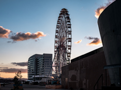 夕暮れの観覧車