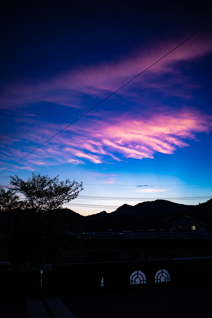 今日の夕焼け