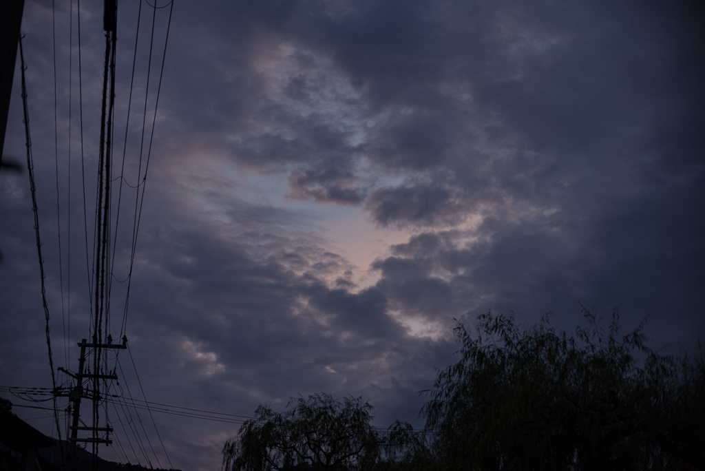 夕暮れ