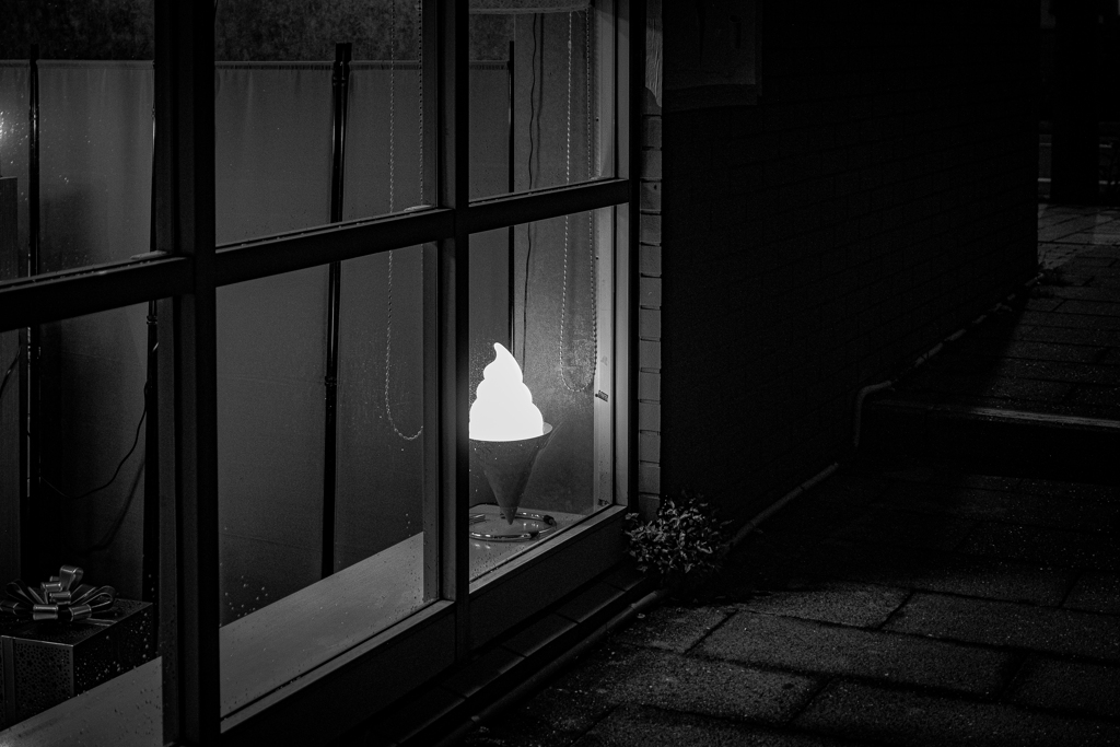 窓越しの・・・