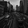 モノクロの街並み