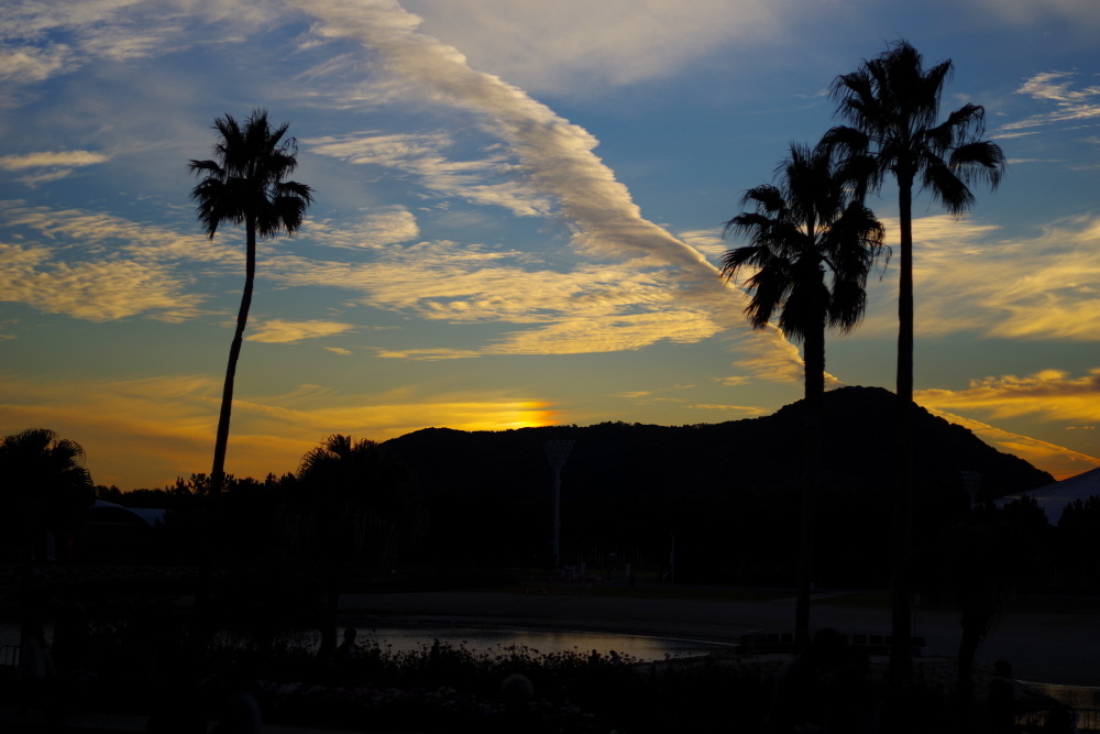 夕暮れの空