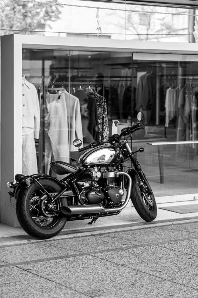 バイクのある風景