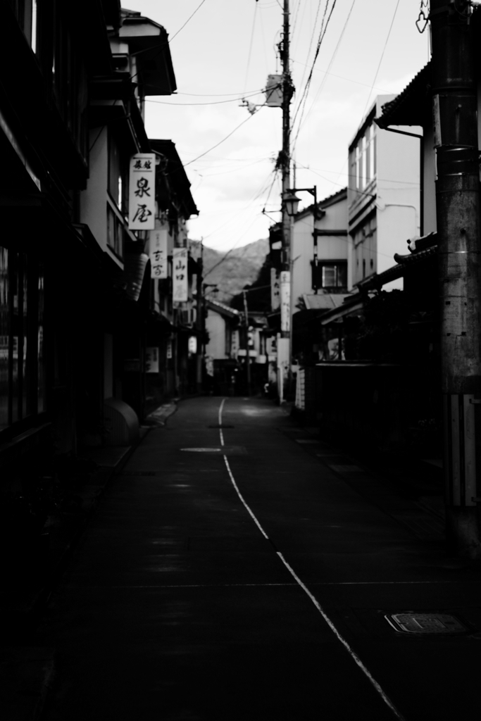 里山の温泉街