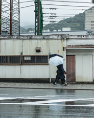 walking　the　rain