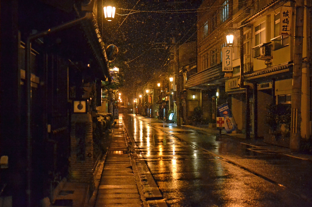 城崎温泉　道
