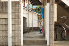 アパートの入り口