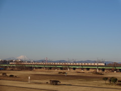 中央線と富士山②