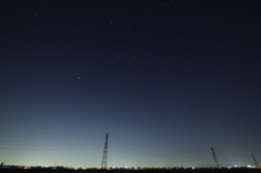 ふたご座流星群の時刻にて１