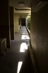 いつも通る通路