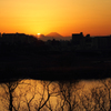 夕富士