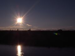 夕暮れ
