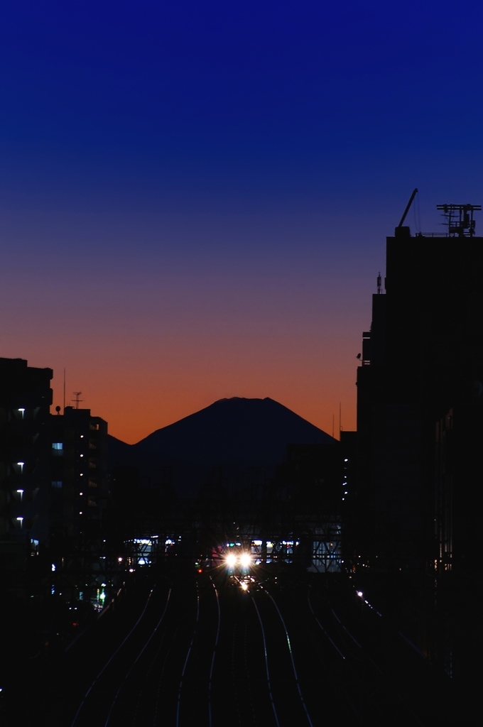 渋谷の夕暮れ