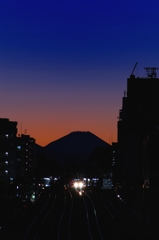 渋谷の夕暮れ