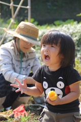 「うまーーーい」と叫ぶ娘