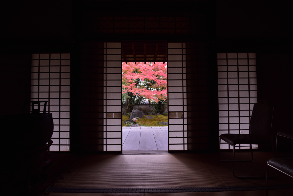 達磨寺の額縁【法輪寺】