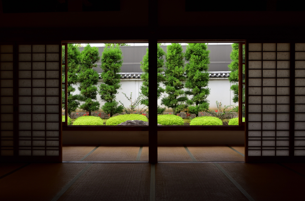 西陣の額縁【妙蓮寺】