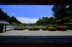 比叡山を借りて一つの庭に・正伝寺
