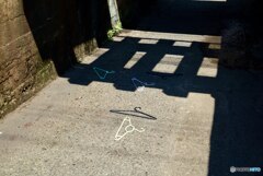 戦いの跡