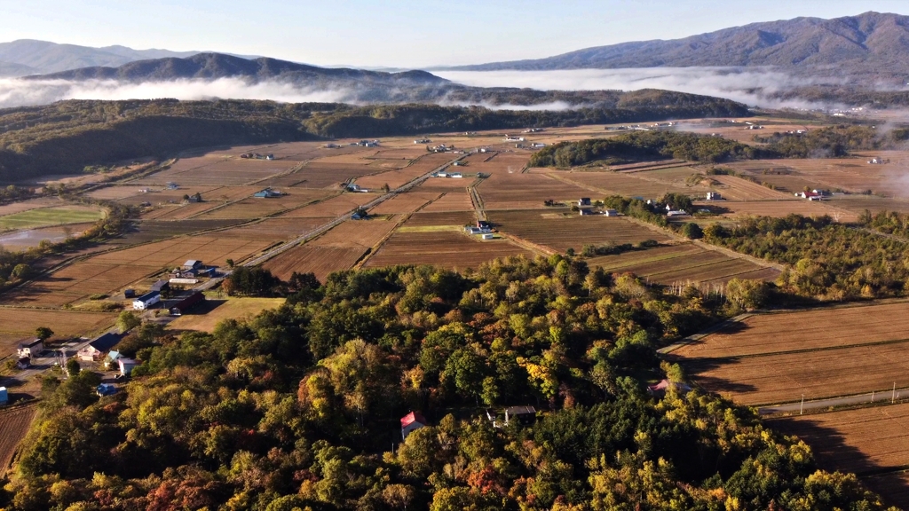 蛇行と肥沃　尻別川１