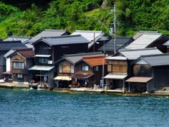 京都府　伊根の舟屋　日本縦断　７２