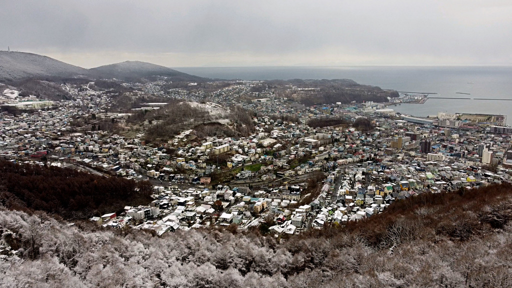 小樽　新雪の朝１