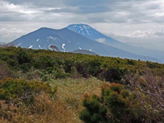 後方羊蹄山とアンヌプリ