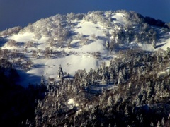 吹雪が止んで　札幌・奥手稲山
