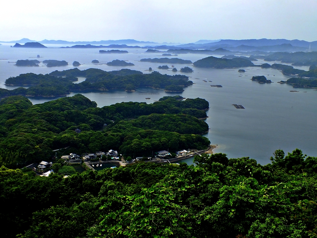 九十九島 展海峰より　日本縦断　１０２