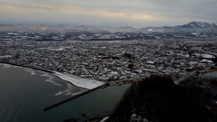 余市町鳥瞰