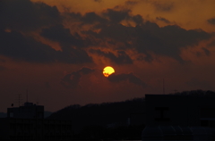 夕日