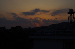 夕日