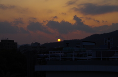 夕日