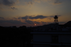 夕日