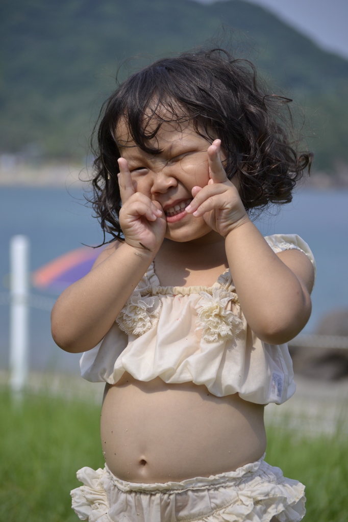 久々のお休み　海だ---------！！
