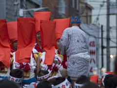 天神祭宵宮　催太鼓　奉納