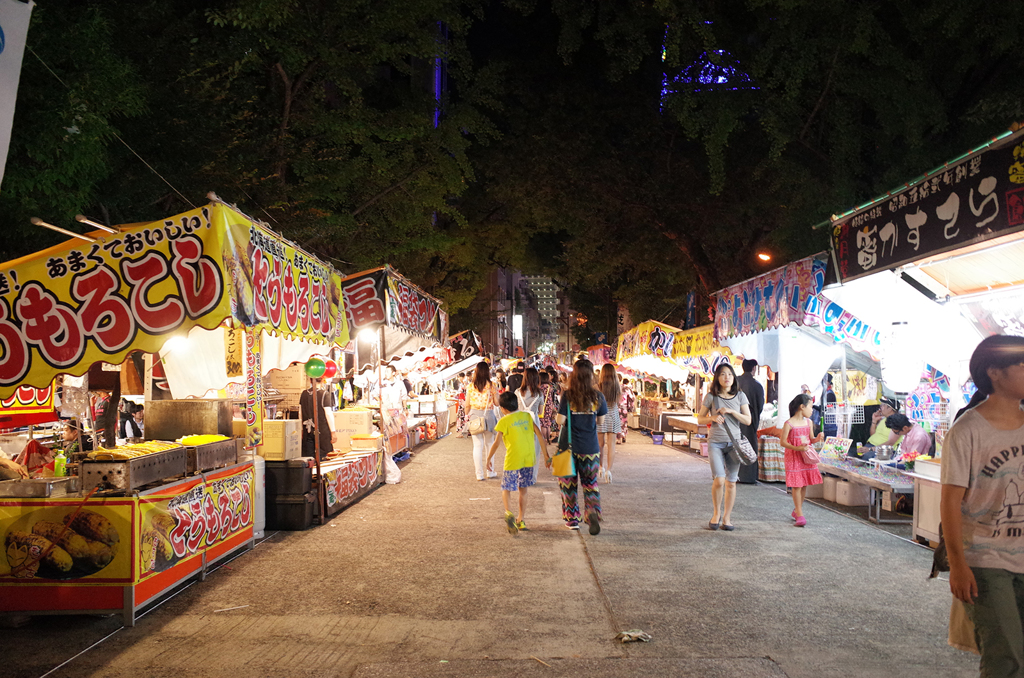 生国魂神社　夏祭　屋台