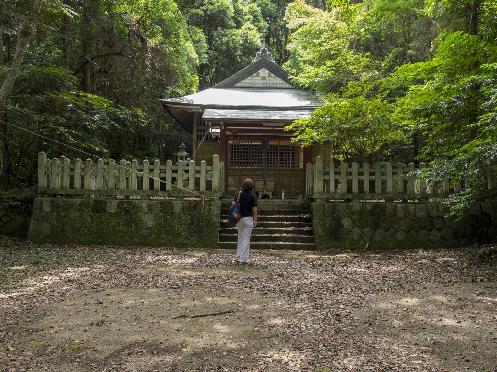 原始林の島　春日神社拝殿 I