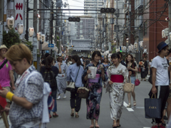 天神祭宵宮　表参道