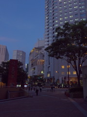 仕事の合間に　梅田夕景