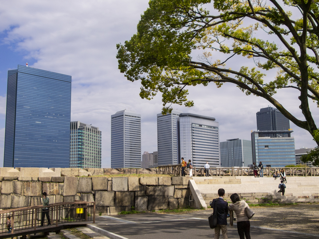 再確認　大阪城からの眺め #OBP