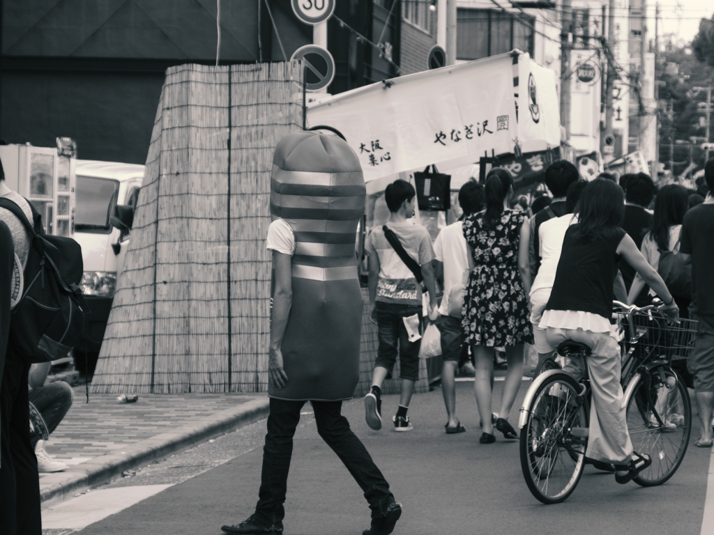 孤独な闘い　天神祭宵宮
