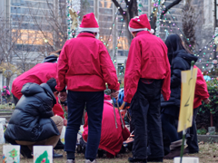 クリスマスの夕べ 中大江公園 .