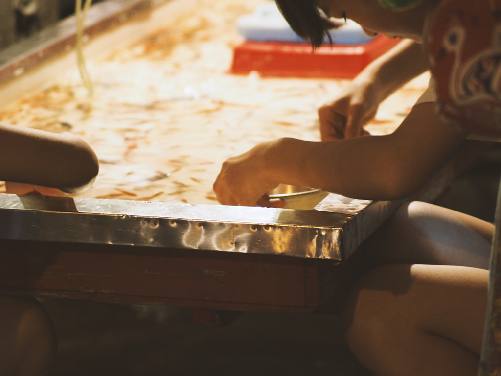 生国魂神社　夏祭　屋台　金魚すくい1