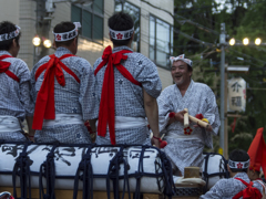 天神祭宵宮　催太鼓　試し打ち