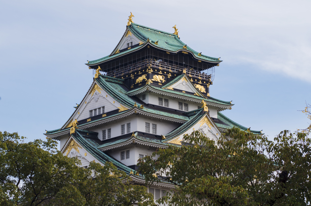 今年最後の天守閣