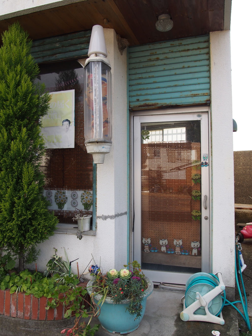 廃業理髪店