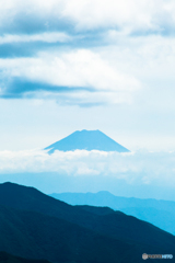 美し森展望台からの富士